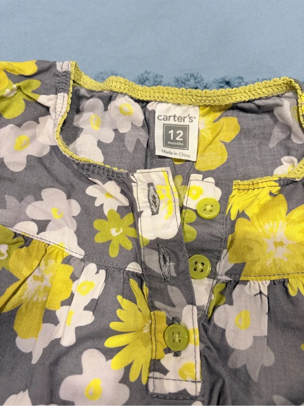 Carter’s 12 Month Outfit Bundle Girls 3 Sets Tops & Leggings